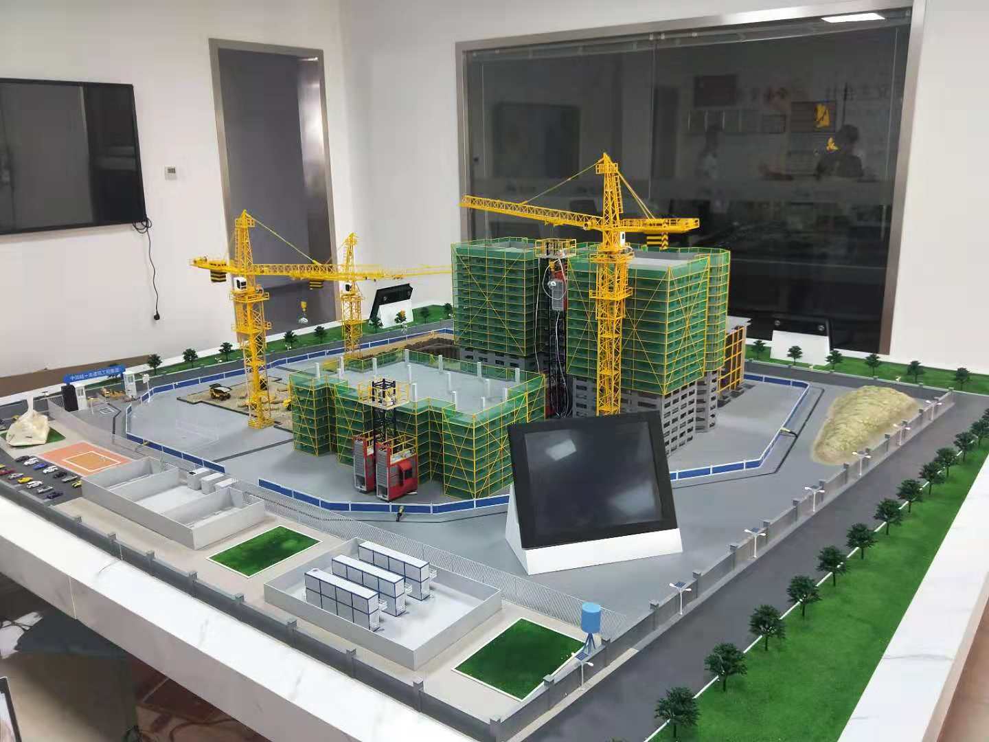 鞍山建筑施工场景模型